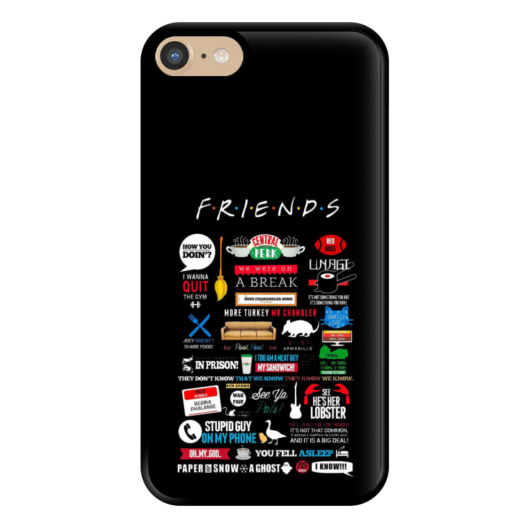 All The Quotes Phone Case for iPhone 6 / 7 / 8 / SE