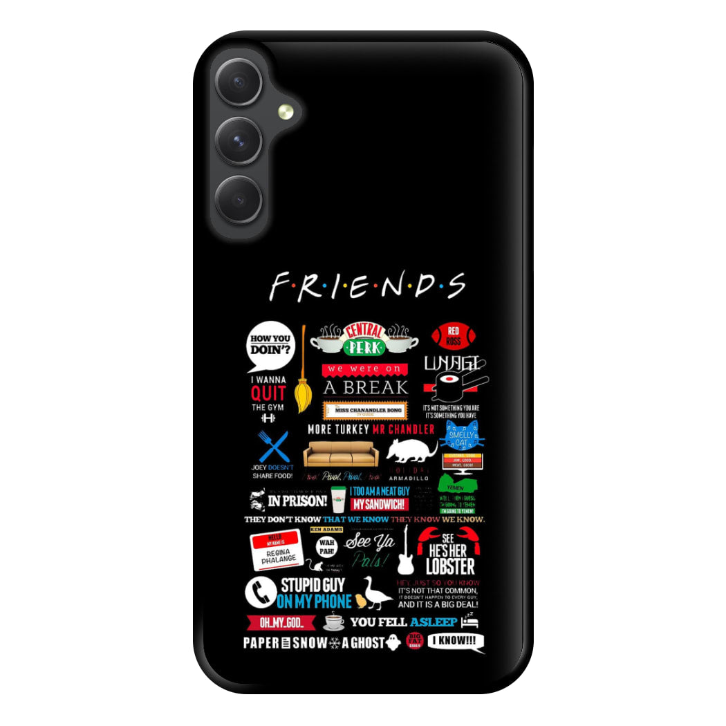 All The Quotes Phone Case for Galaxy A34