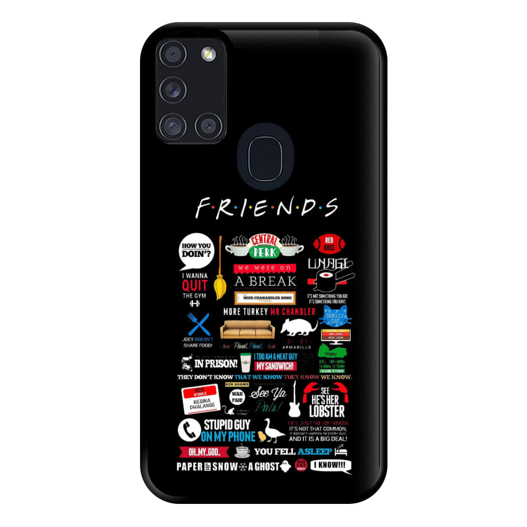 All The Quotes Phone Case for Galaxy A21s