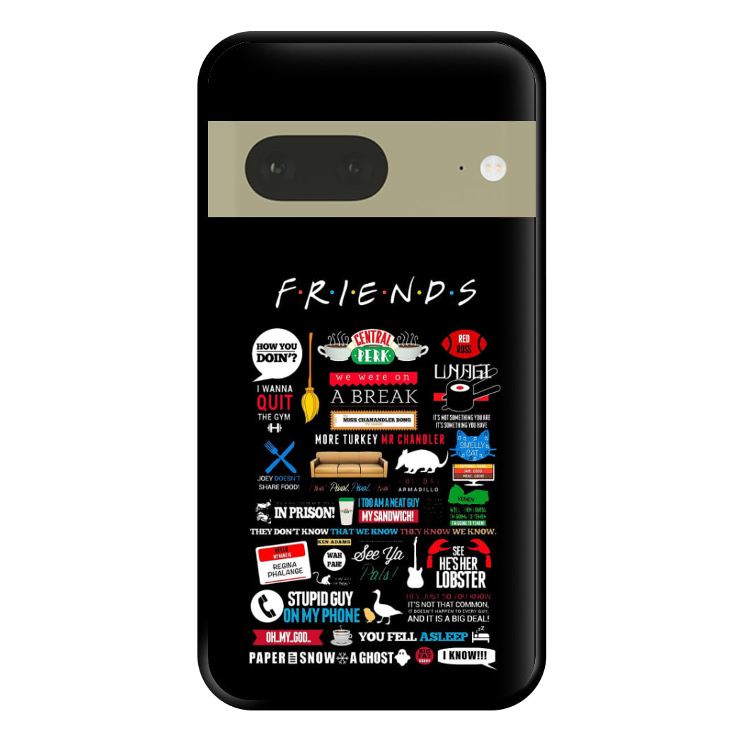 All The Quotes Phone Case for Google Pixel 7a