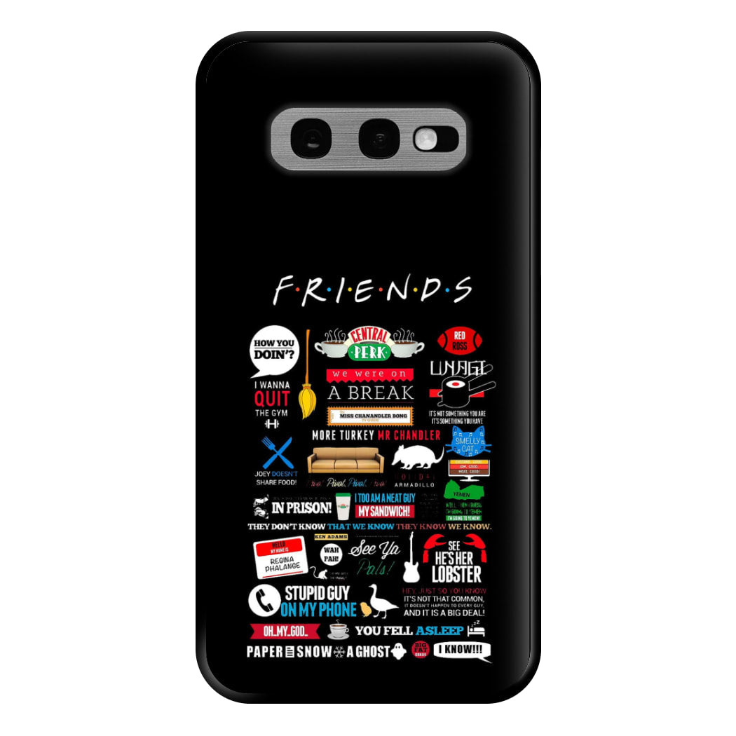 All The Quotes Phone Case for Galaxy S10e