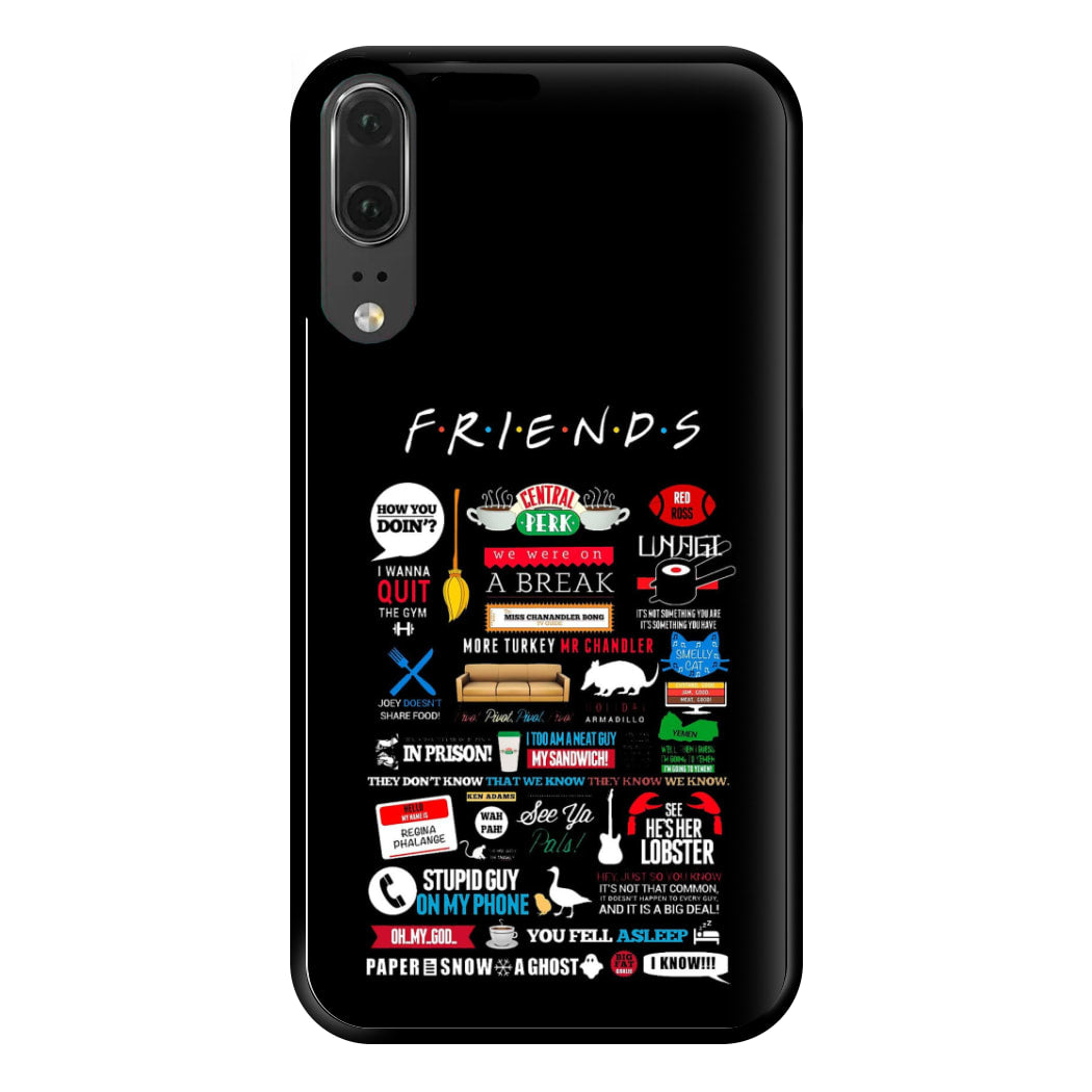 All The Quotes Phone Case for Huawei P20