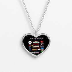 All The Quotes Heart Necklace