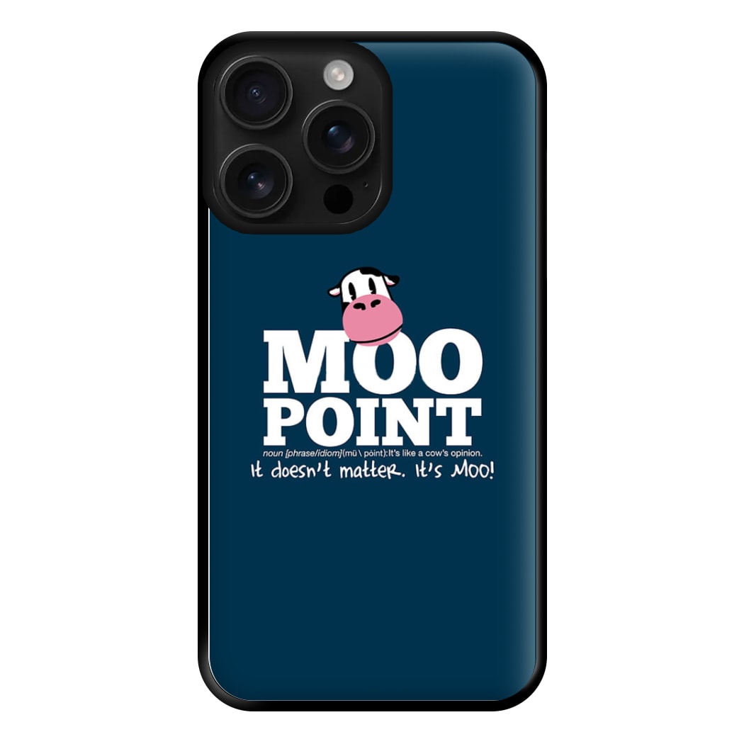 A Moo Point Phone Case