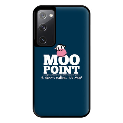 A Moo Point Phone Case for Galaxy S20FE