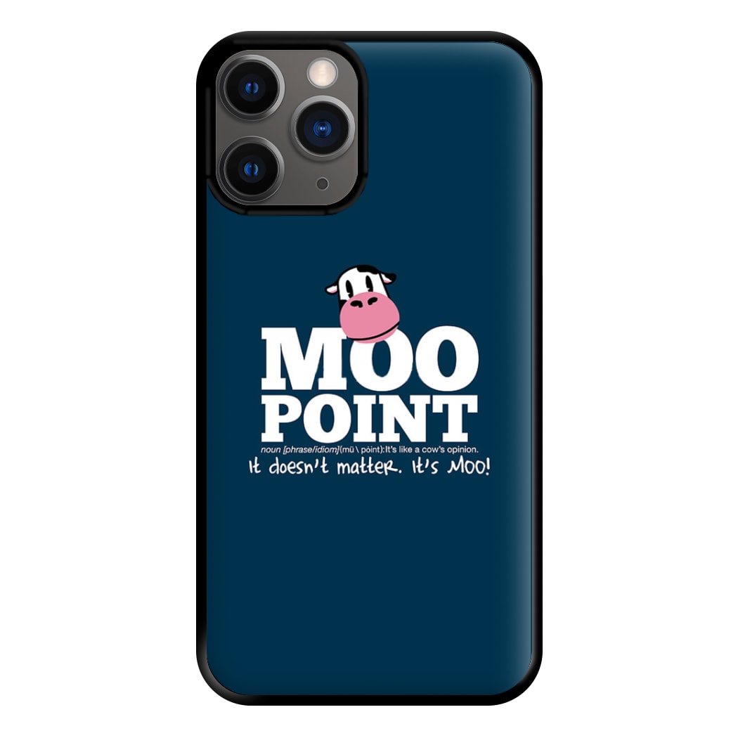 A Moo Point Phone Case for iPhone 12 Pro Max