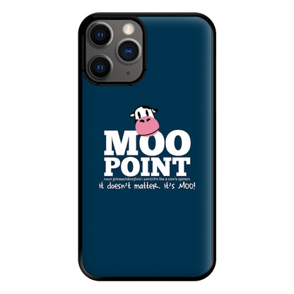 A Moo Point Phone Case for iPhone 12 Pro Max