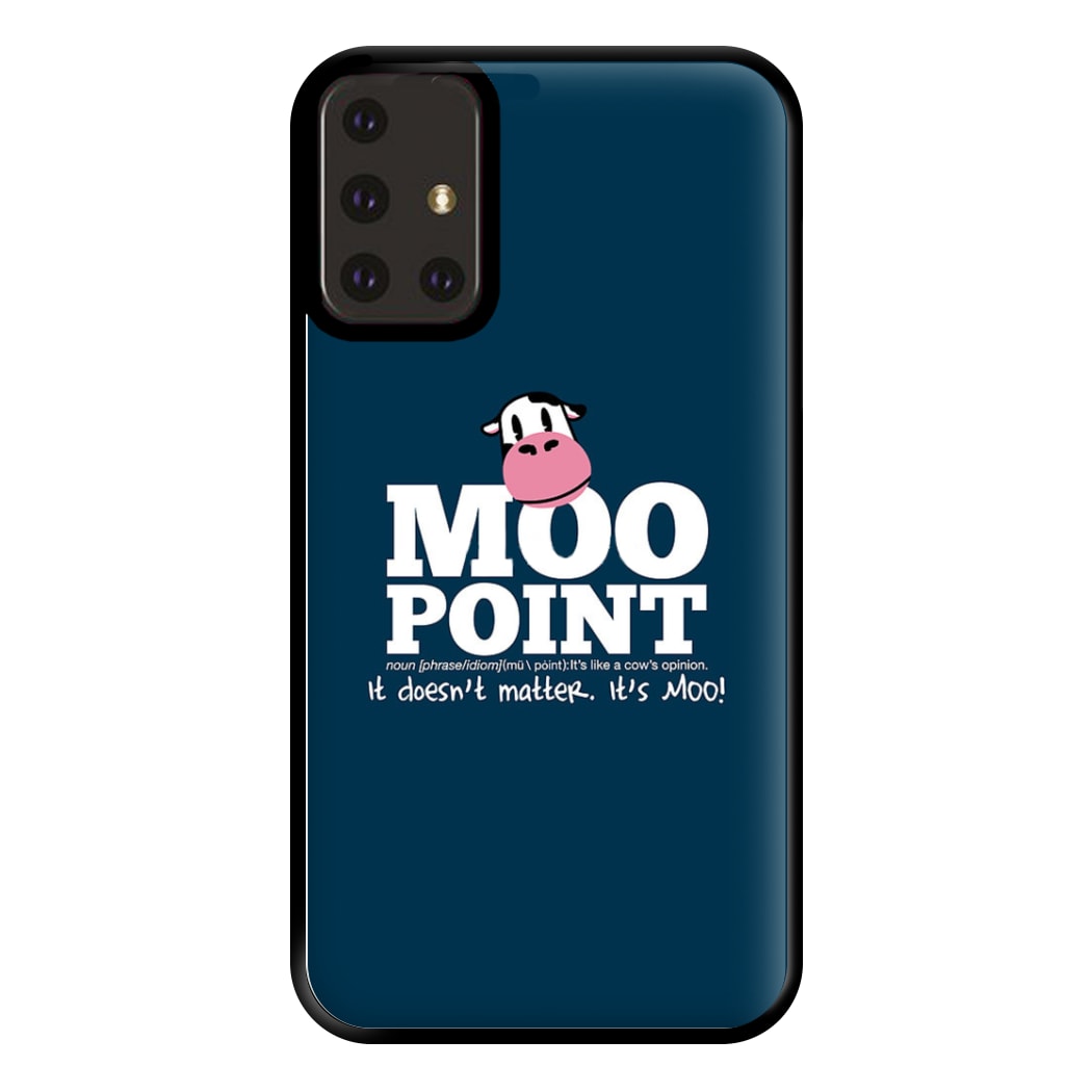 A Moo Point Phone Case for Galaxy A71