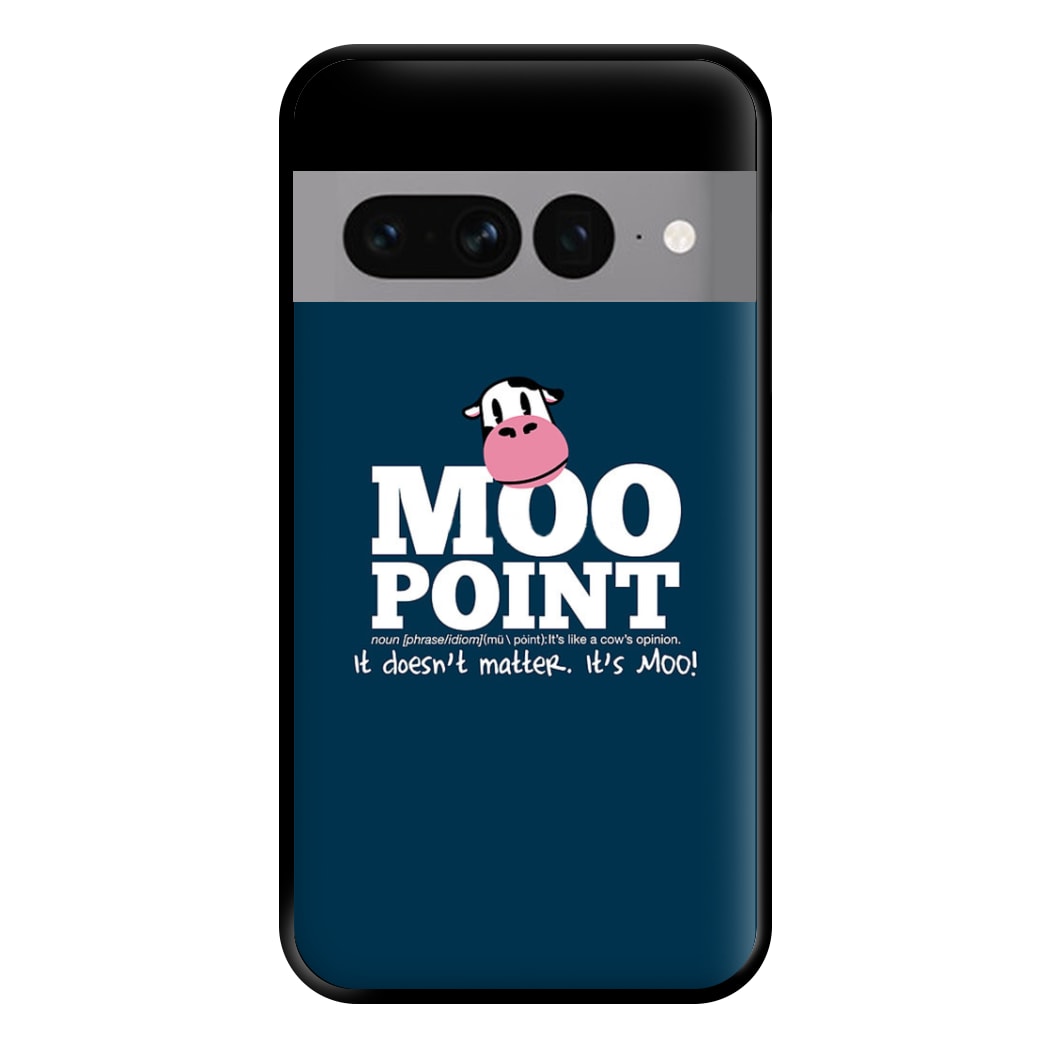 A Moo Point Phone Case for Google Pixel 7 Pro