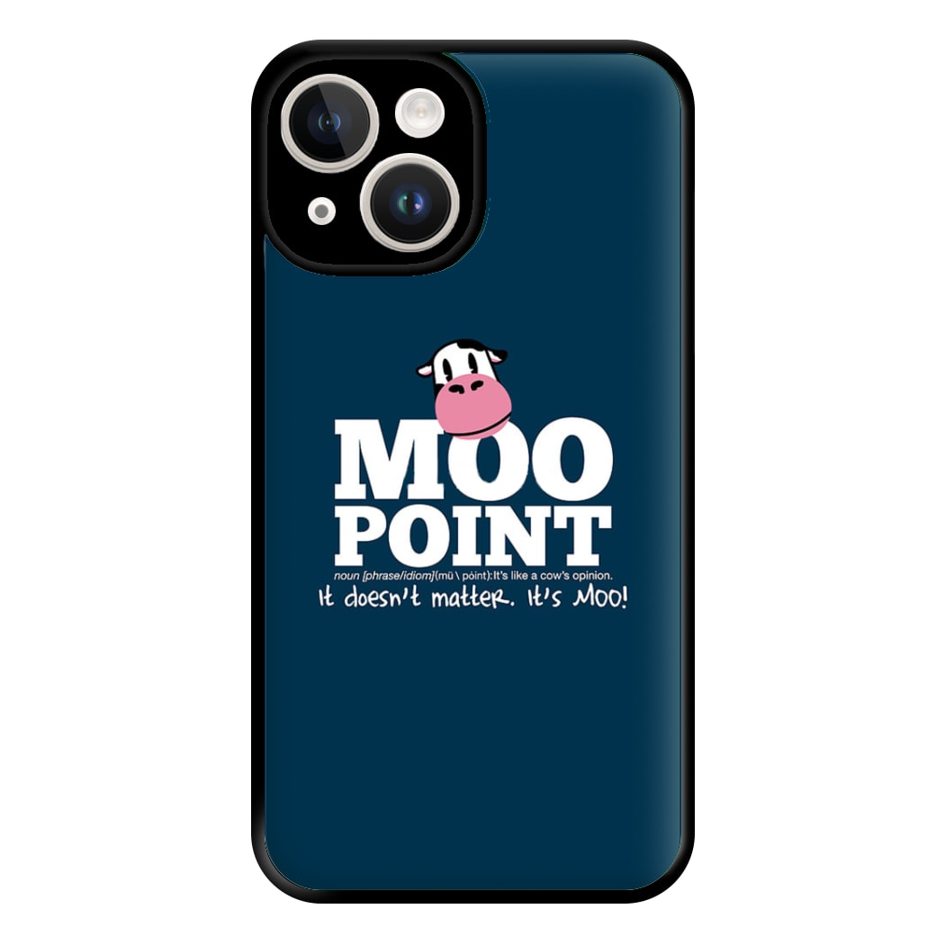 A Moo Point Phone Case for iPhone 14