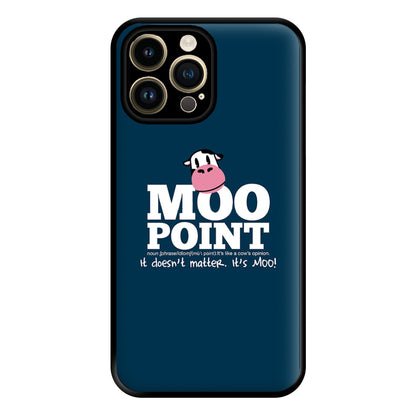 A Moo Point Phone Case for iPhone 14 Pro Max