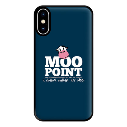 A Moo Point Phone Case for iPhone XS Max