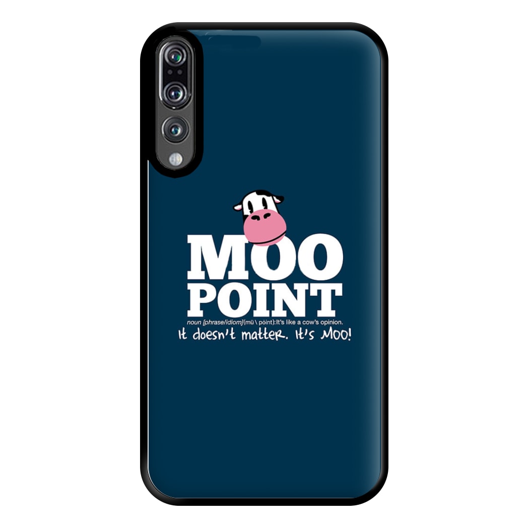 A Moo Point Phone Case for Huawei P20 Pro