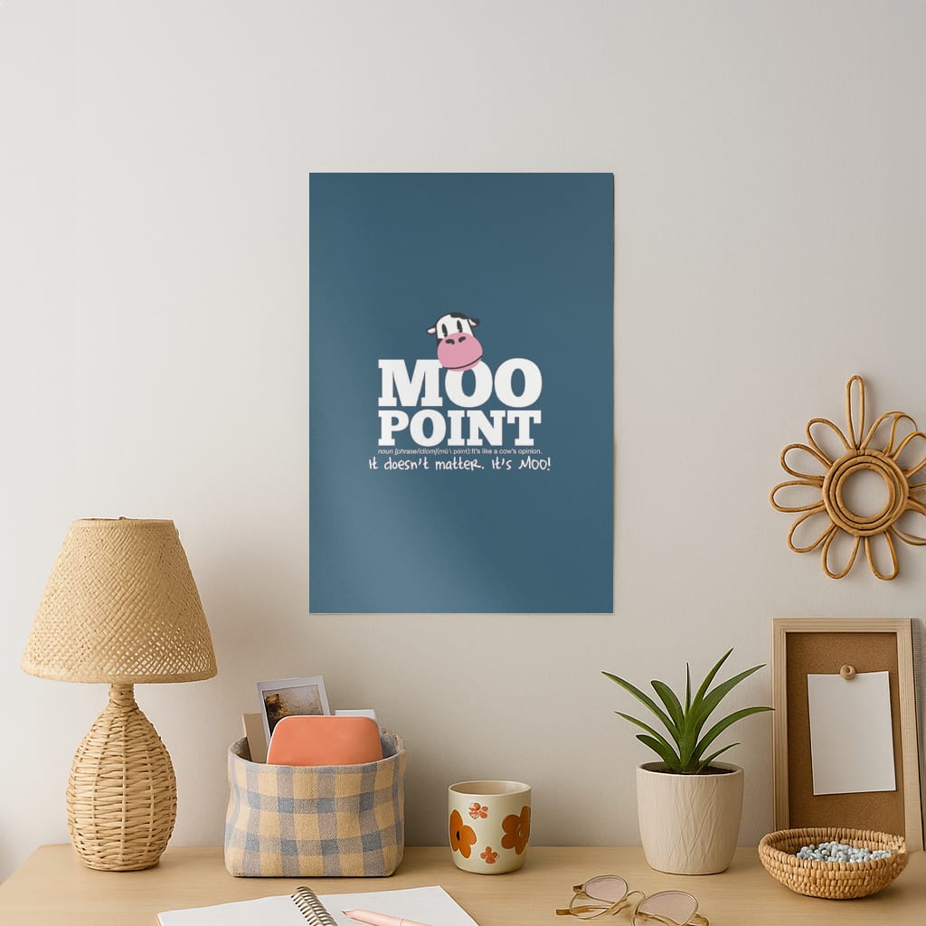 A Moo Point Art Print
