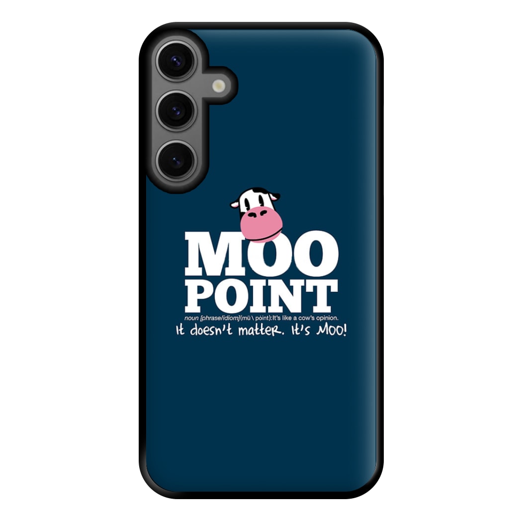 A Moo Point Phone Case for Galaxy S23FE