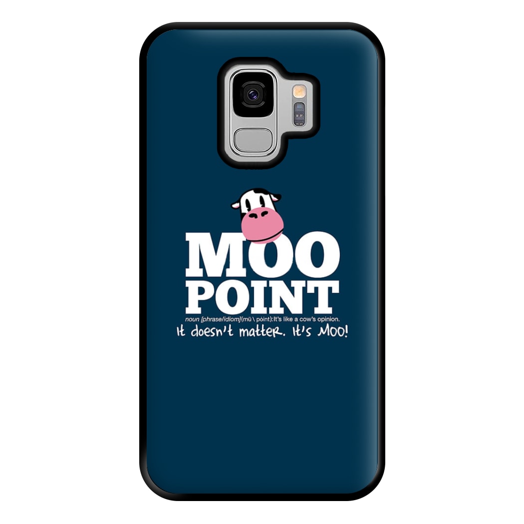 A Moo Point Phone Case for Galaxy S9 Plus