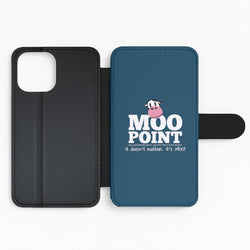 A Moo Point Flip Phone Case