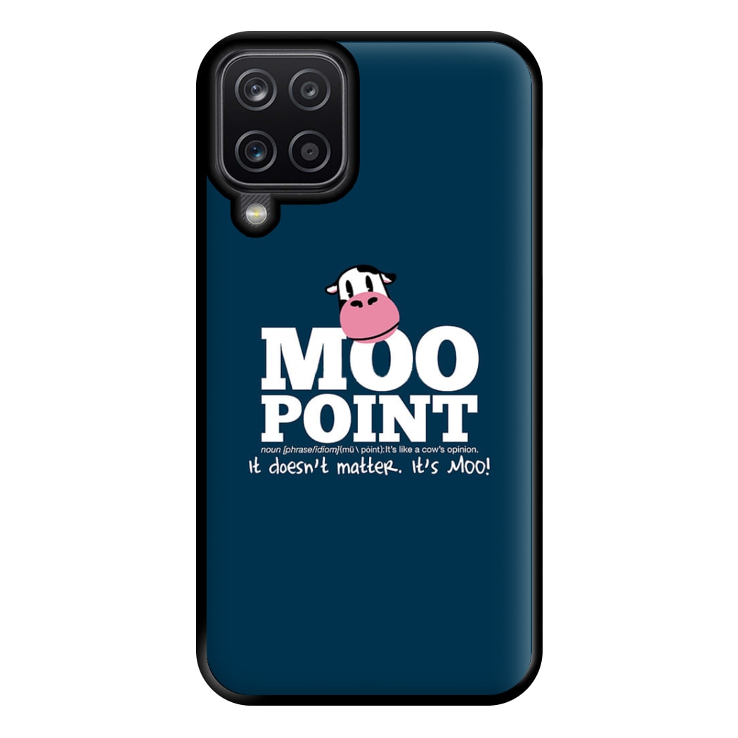 A Moo Point Phone Case for Galaxy A12