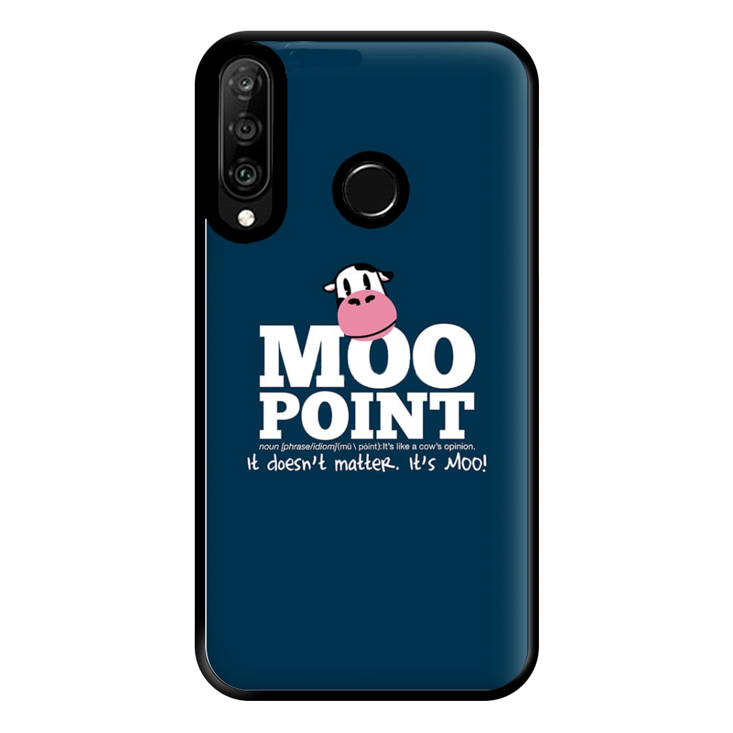 A Moo Point Phone Case for Huawei P30 Lite