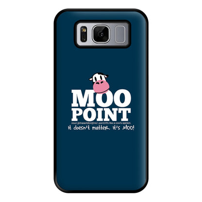 A Moo Point Phone Case for Galaxy S8 Plus