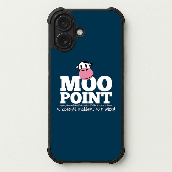 A Moo Point Phone Case — Bumper case