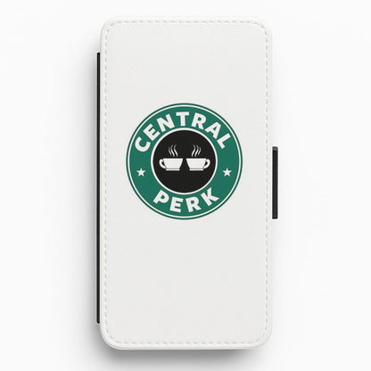 Central Perk - Coffee Logo Flip / Wallet Phone Case