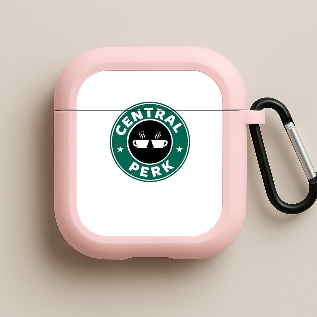 Central Perk - Coffee Logo Pink AirPods Case