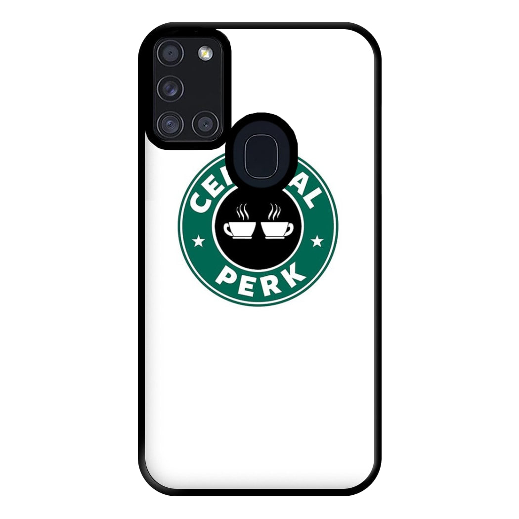 Central Perk - Coffee Logo Phone Case for Galaxy A21s