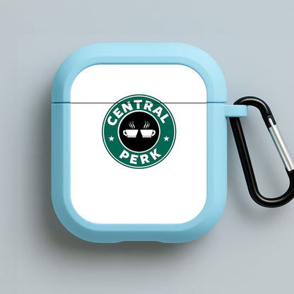Central Perk - Coffee Logo Blue AirPods Case