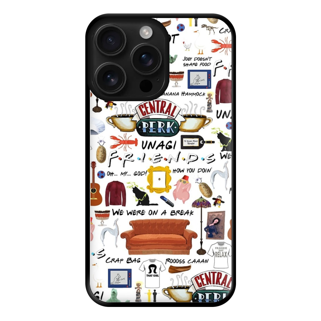 Friends Collage Phone Case for iPhone 16 Pro Max