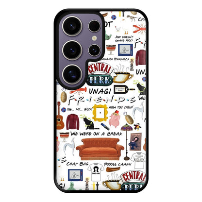 Friends Collage Phone Case for Galaxy S25 Ultra