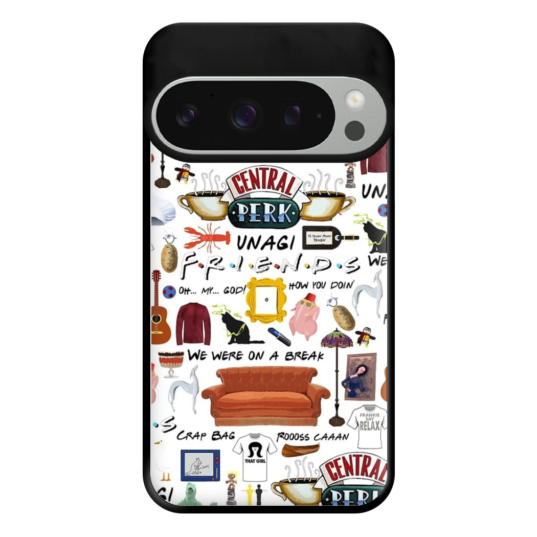 Friends Collage Phone Case for Google Pixel 9 Pro XL