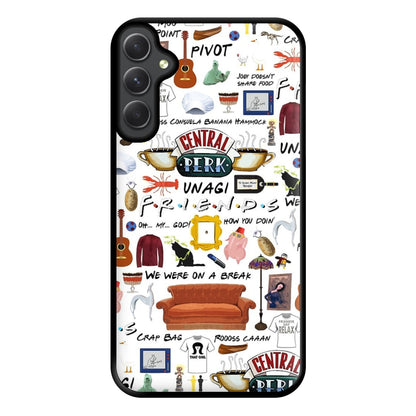 Friends Collage Phone Case for Galaxy A54