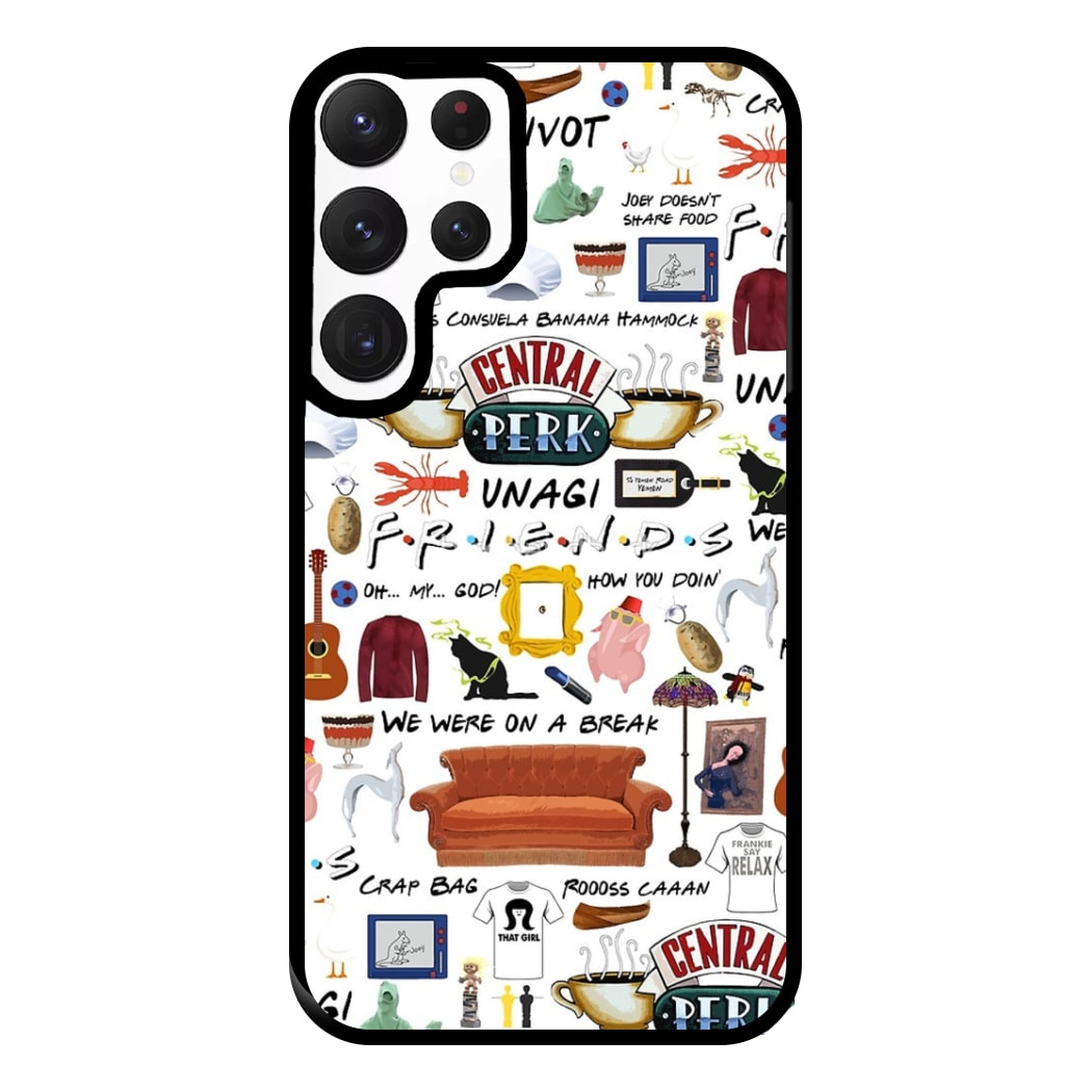 Friends Collage Phone Case for Galaxy S22 Ultra