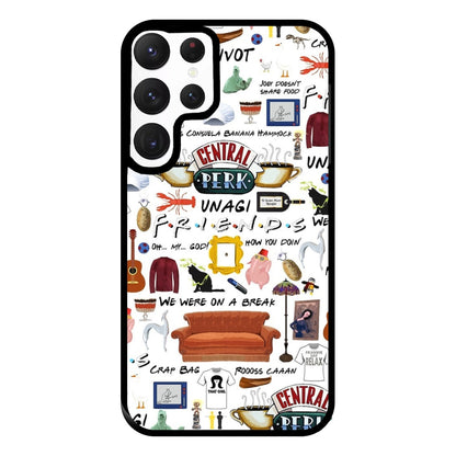 Friends Collage Phone Case for Galaxy S22 Ultra