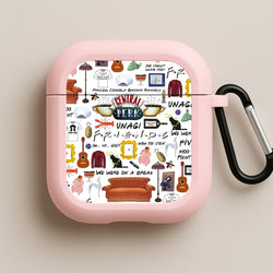 Friends Collage Pink AirPods Case