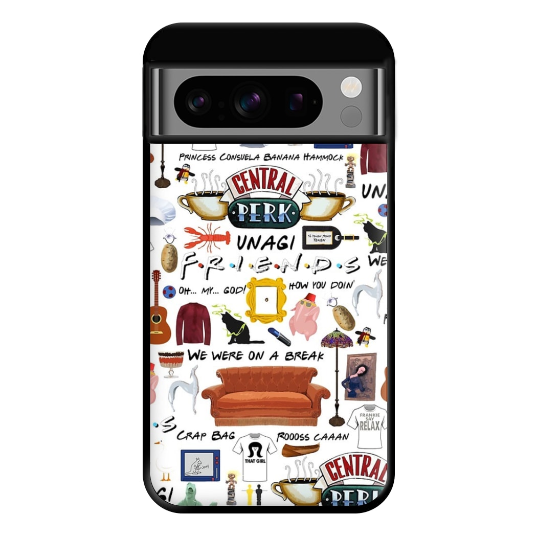 Friends Collage Phone Case for Google Pixel 8 Pro