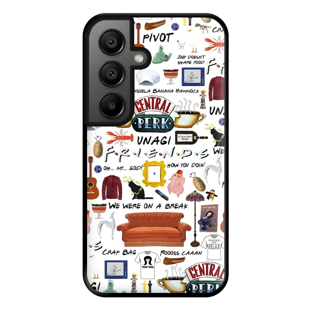 Friends Collage Phone Case for Google Pixel 8