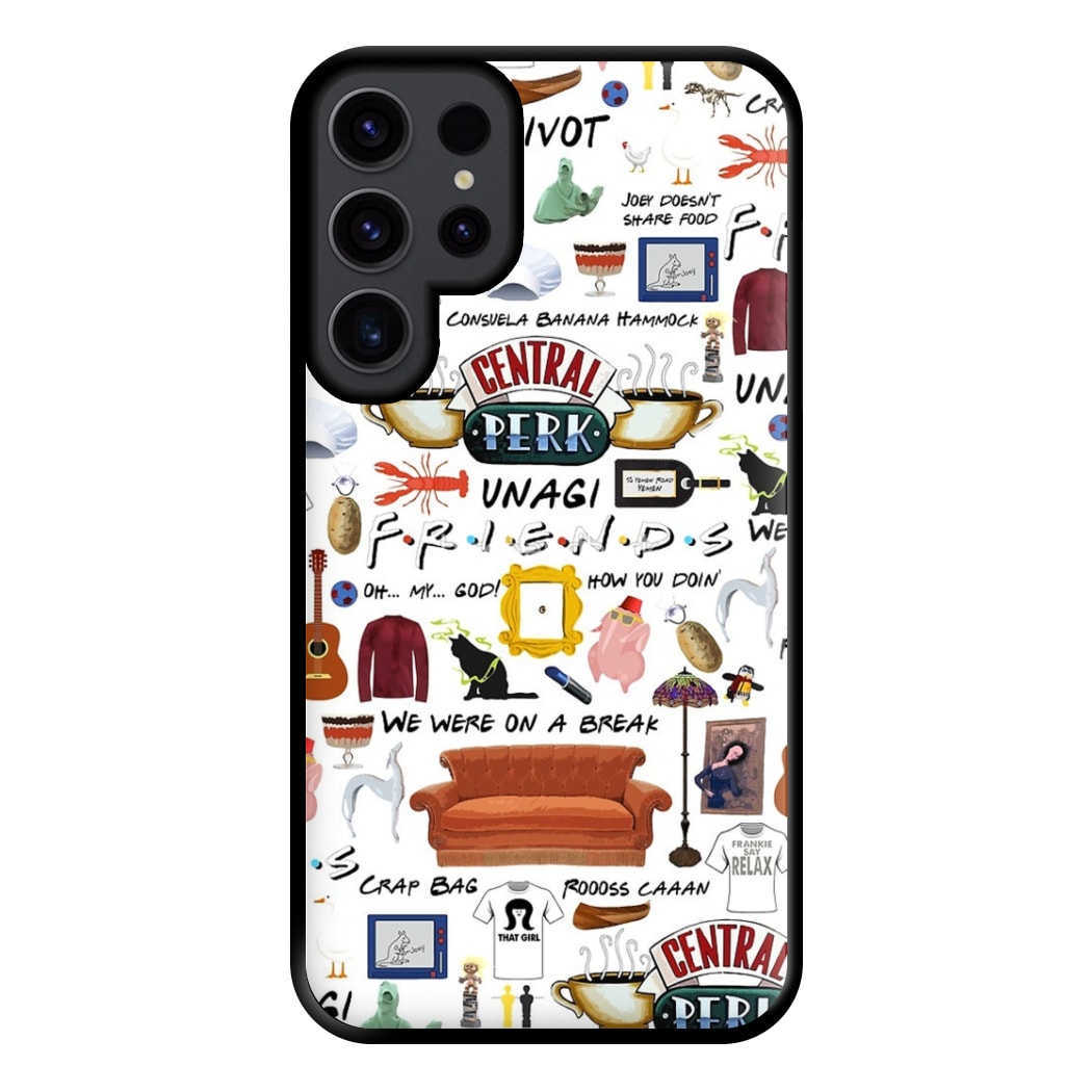 Friends Collage Phone Case for Galaxy S23 Ultra