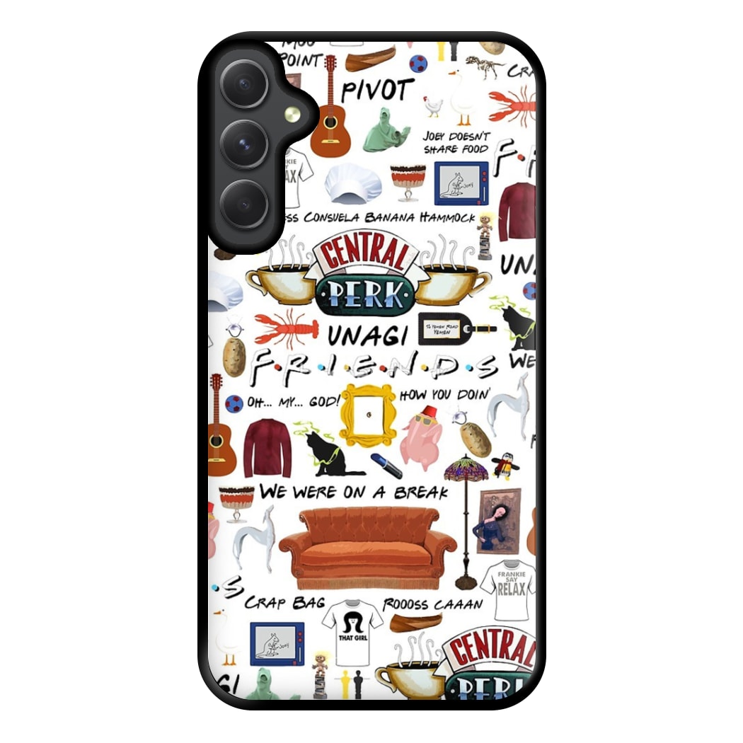 Friends Collage Phone Case for Galaxy A34