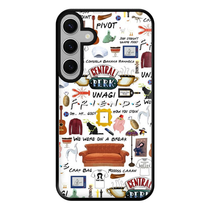 Friends Collage Phone Case for Galaxy S24FE