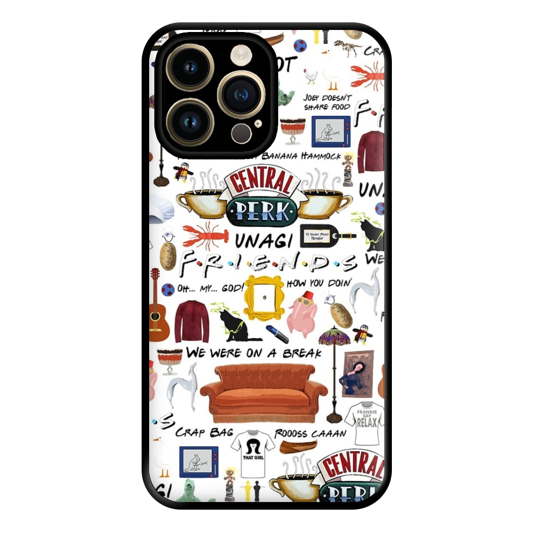 Friends Collage Phone Case for iPhone 14 Pro Max