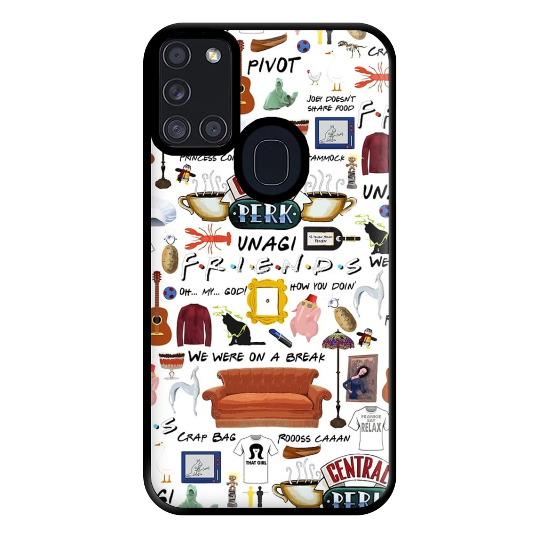 Friends Collage Phone Case for Galaxy A21s