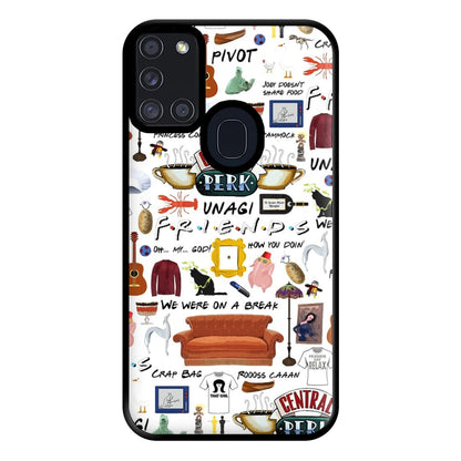 Friends Collage Phone Case for Galaxy A21s