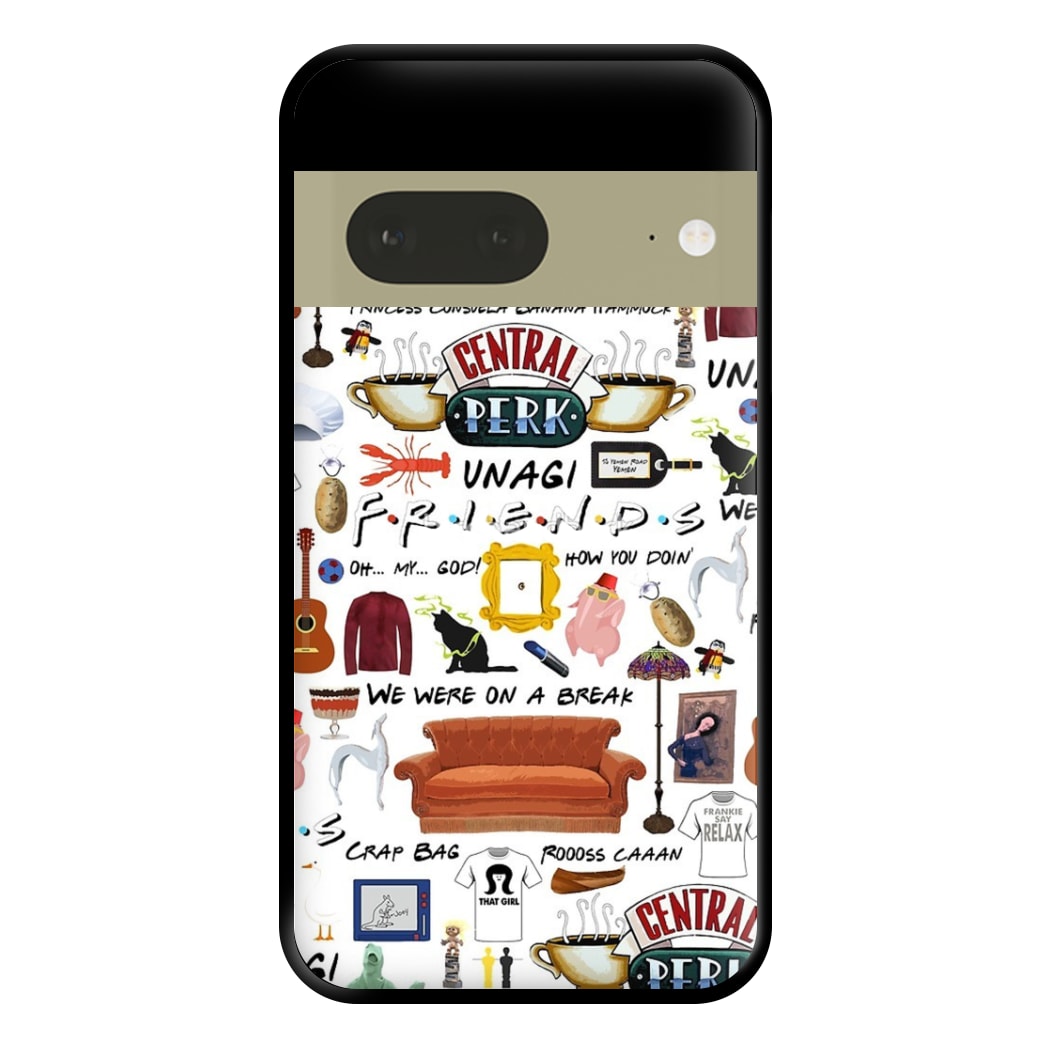 Friends Collage Phone Case for Google Pixel 7a