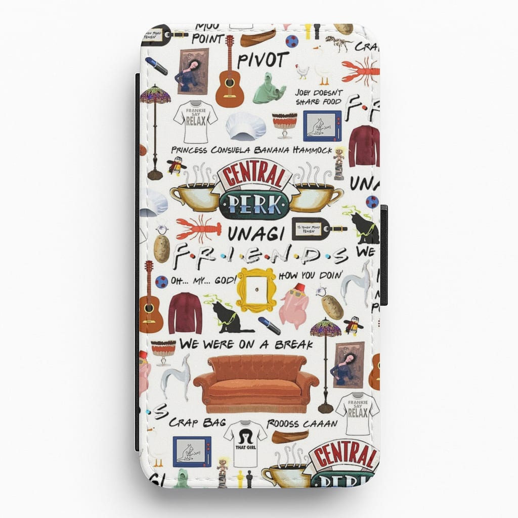 Friends Collage Flip / Wallet Phone Case