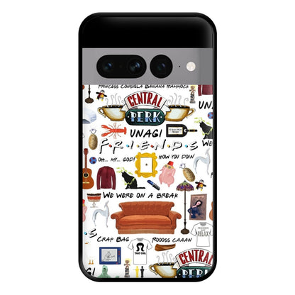 Friends Collage Phone Case for Google Pixel 7 Pro