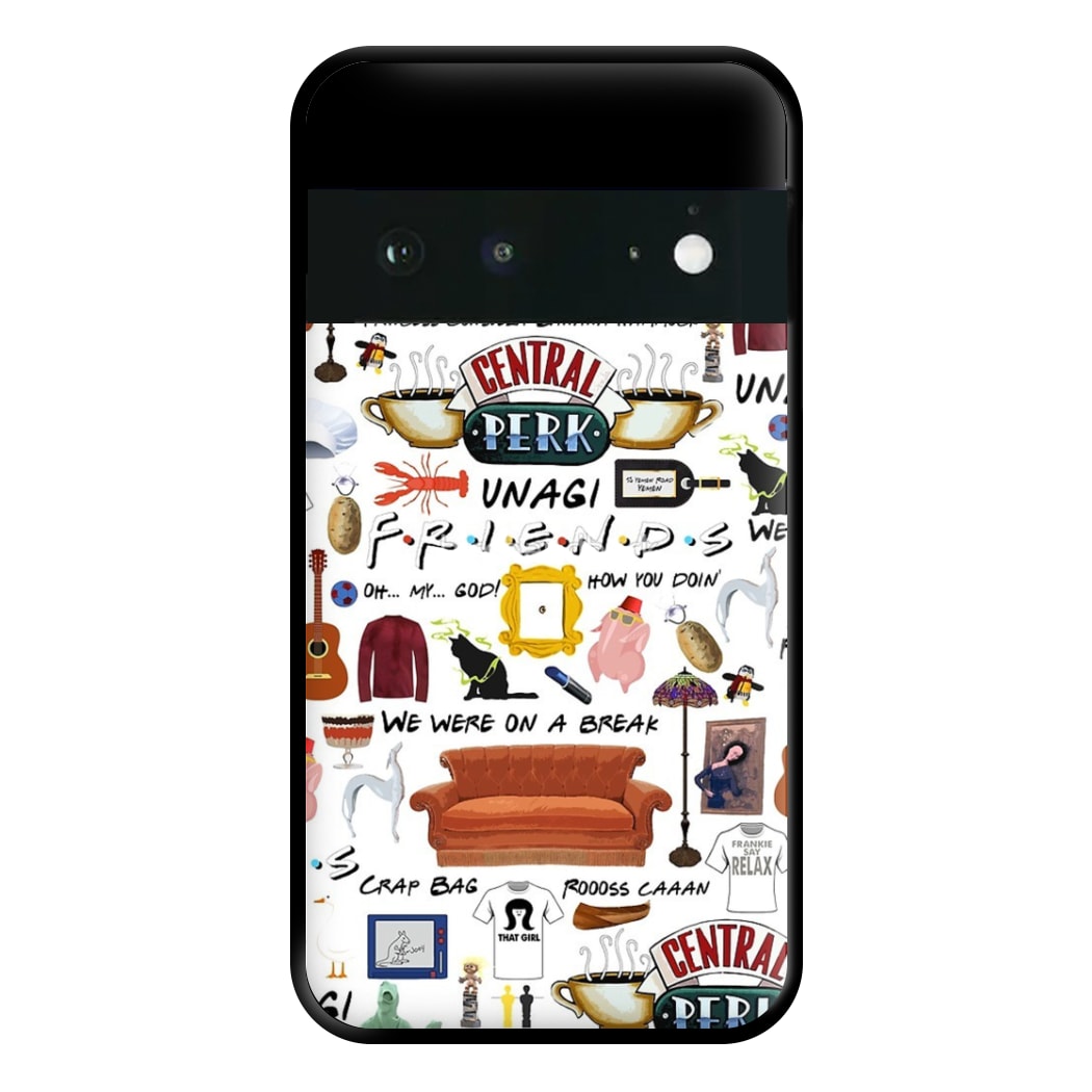 Friends Collage Phone Case for Google Pixel 6a