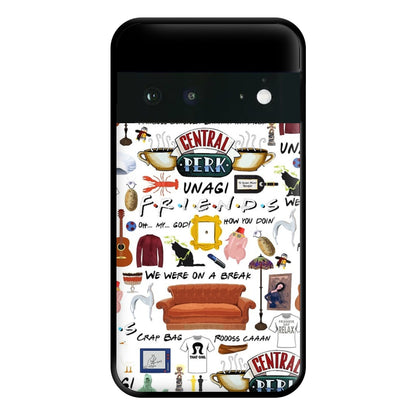 Friends Collage Phone Case for Google Pixel 6a