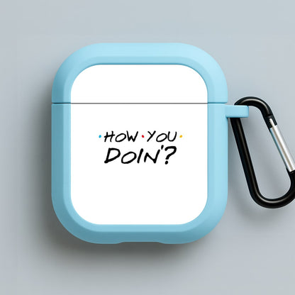 How You Doin' Blue AirPods Case